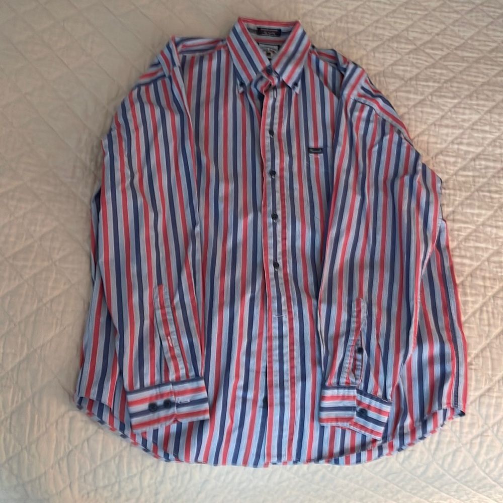 Men’s Faconnable button down shirt.